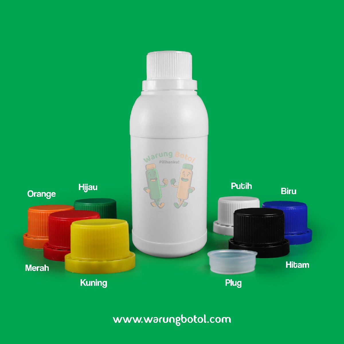 distributor toko jual botol plastik labor untuk bahan kimia 250ml putih murah terdekat bandung jakarta bogor bekasi